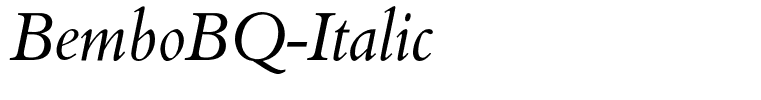 BemboBQ-Italic