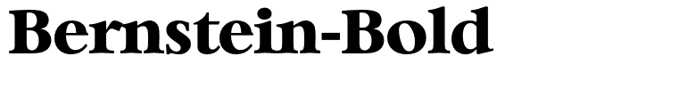 Bernstein-Bold