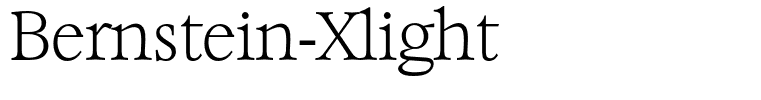 Bernstein-Xlight