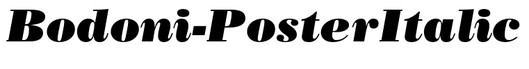 Bodoni-PosterItalic