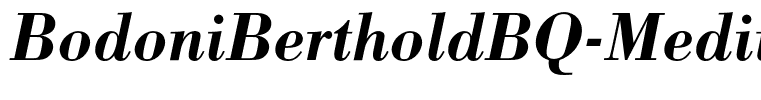 BodoniBertholdBQ-MediumItalic