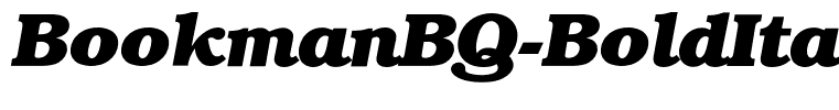 BookmanBQ-BoldItalic
