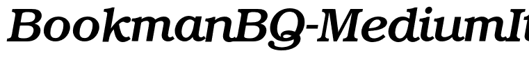 BookmanBQ-MediumItalic