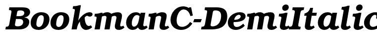 BookmanC-DemiItalic