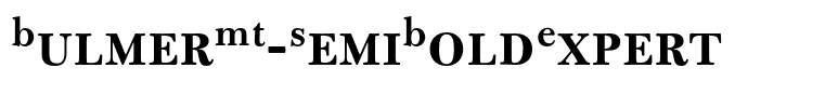 BulmerMT-SemiBoldExpert