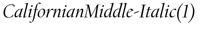 CalifornianMiddle-Italic(1)