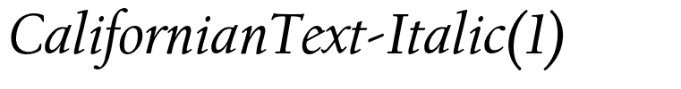 CalifornianText-Italic(1)