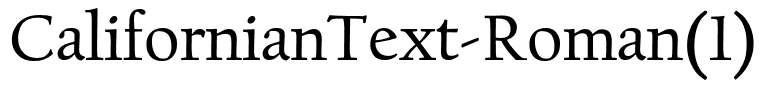 CalifornianText-Roman(1)