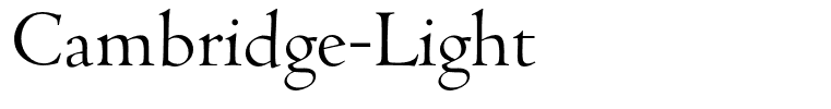 Cambridge-Light