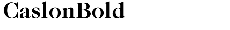 CaslonBold