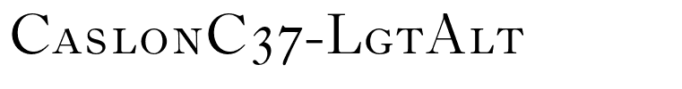 CaslonC37-LgtAlt