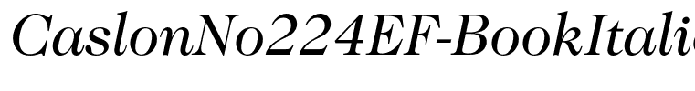 CaslonNo224EF-BookItalic