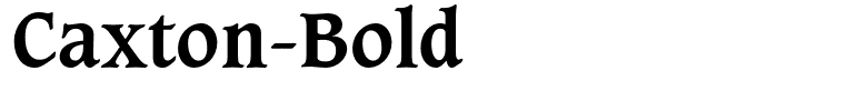 Caxton-Bold