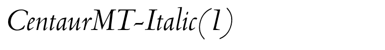 CentaurMT-Italic(1)
