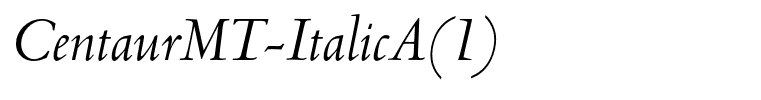 CentaurMT-ItalicA(1)