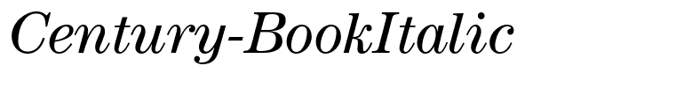 Century-BookItalic