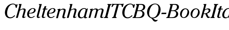 CheltenhamITCBQ-BookItalic