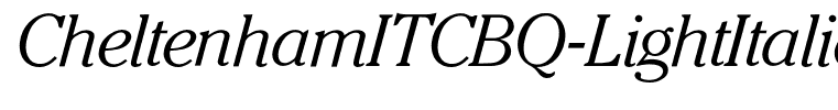 CheltenhamITCBQ-LightItalic