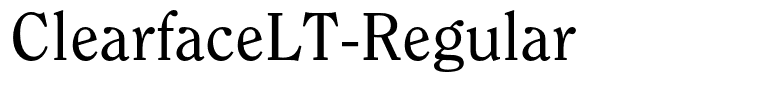 ClearfaceLT-Regular
