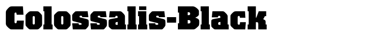 Colossalis-Black