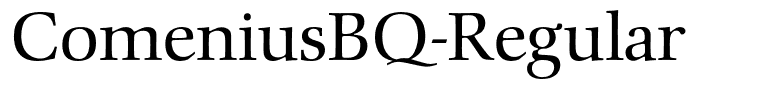 ComeniusBQ-Regular