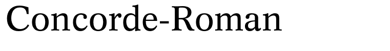 Concorde-Roman