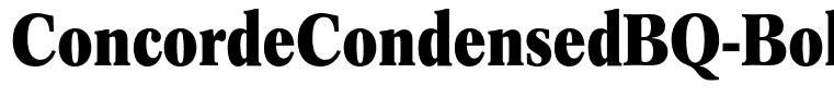ConcordeCondensedBQ-Bold