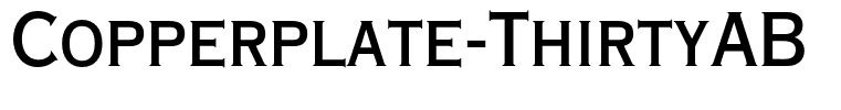 Copperplate-ThirtyAB