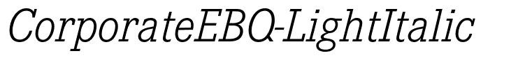 CorporateEBQ-LightItalic