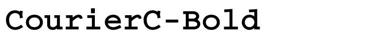 CourierC-Bold