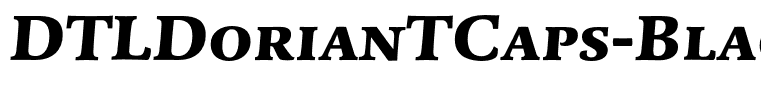 DTLDorianTCaps-BlackItalic