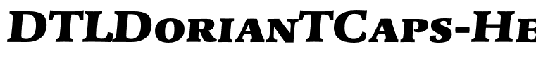 DTLDorianTCaps-HeavyItalic