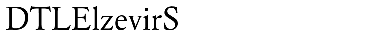 DTLElzevirS
