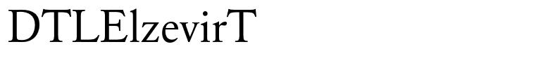 DTLElzevirT
