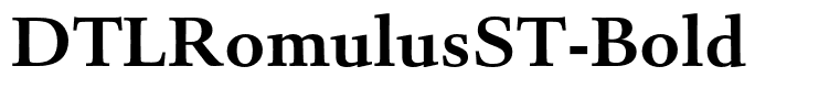DTLRomulusST-Bold