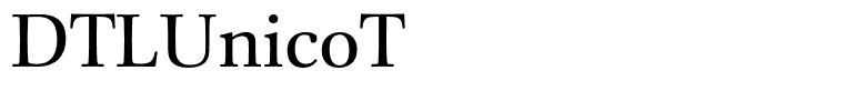 DTLUnicoT