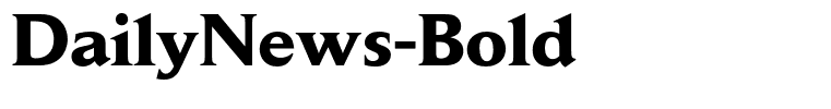 DailyNews-Bold