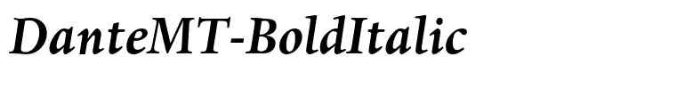 DanteMT-BoldItalic