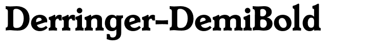 Derringer-DemiBold