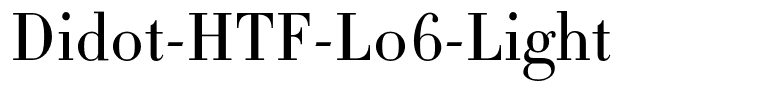 Didot-HTF-L06-Light