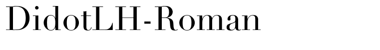 DidotLH-Roman
