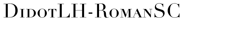 DidotLH-RomanSC