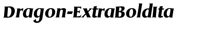 Dragon-ExtraBoldIta