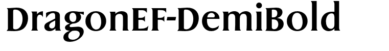 DragonEF-DemiBold