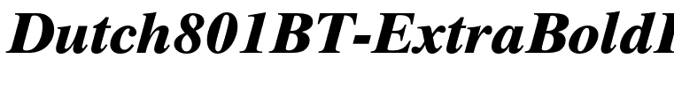 Dutch801BT-ExtraBoldItalic(1)