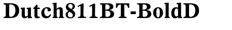 Dutch811BT-BoldD