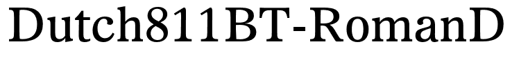 Dutch811BT-RomanD