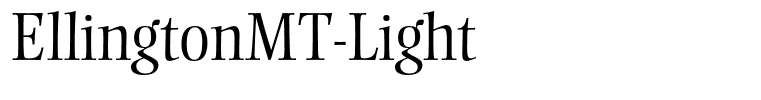 EllingtonMT-Light
