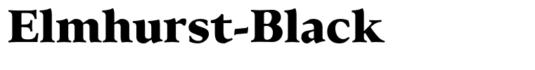 Elmhurst-Black