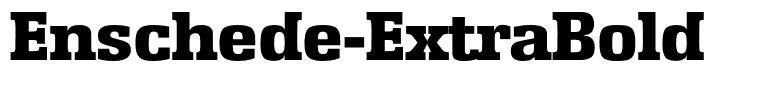 Enschede-ExtraBold